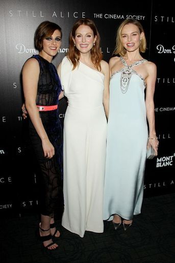 Kristen Stewart, Julianne Moore et Kate Bosworth à New York le 13 janvier 2014