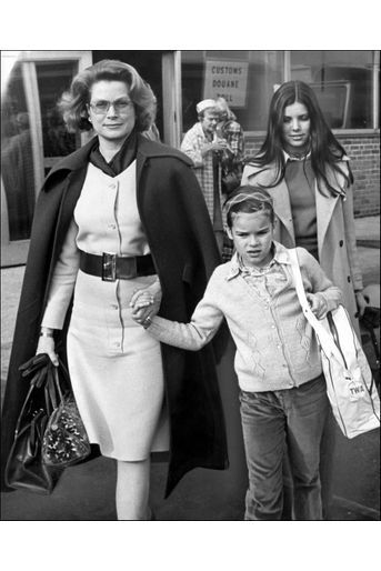 La Princesse Stéphanie De Monaco en 1973, aux Etats-Unis avec Grace et Caroline