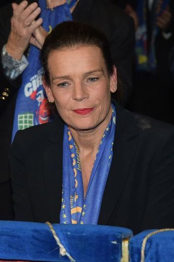 La princesse Stéphanie de Monaco au 39ème Festival du cirque de Monte-Carlo, le 15 janvier 2015