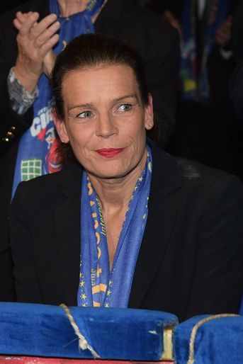 La princesse Stéphanie de Monaco au 39ème Festival du cirque de Monte-Carlo, le 15 janvier 2015