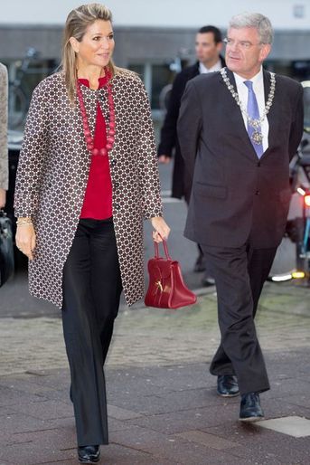 La reine Maxima des Pays-Bas à Utrecht, le 4 février 2015