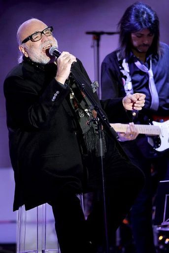 Le chanteur Demis Roussos en février 2011
