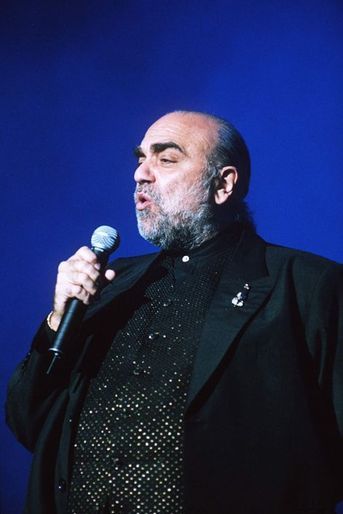 Le chanteur Demis Roussos en septembre 1999