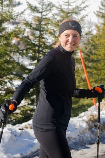 Sarah Ferguson à Verbier en Suisse, le 5 janvier 2014 