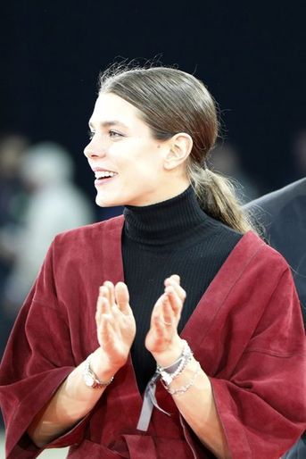 Charlotte Casiraghi au Gucci Paris Masters à Paris, le 7 décembre 2014