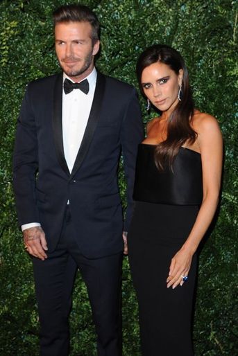David et Victoria Beckham à Londres le 30 novembre 2014