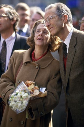 Fabiola et Baudouin, en 1991. 