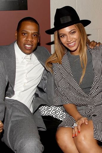 Jay Z et Beyoncé à New York le 7 décembre 2014