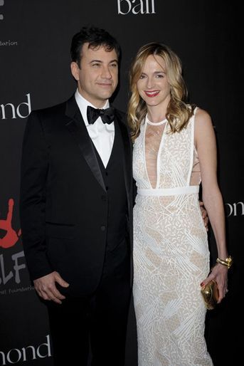 Jimmy Kimmel et son épouse, Molly McNearney, à Los Angeles le 11 décembre 2014