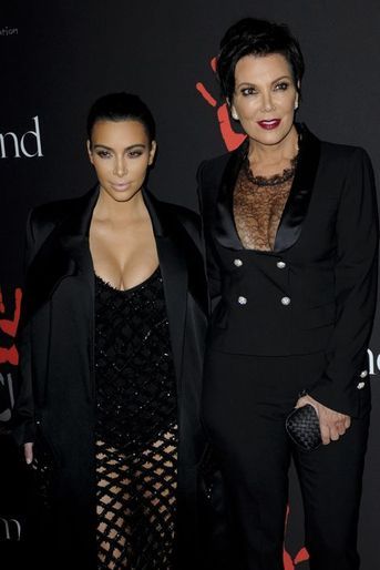 Kim Kardashian et Kris Jenner à Los Angeles le 11 décembre 2014