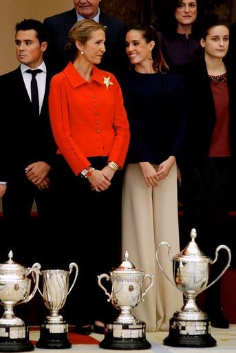 L'infante Elena d’Espagne à Madrid, le 4 décembre 2014