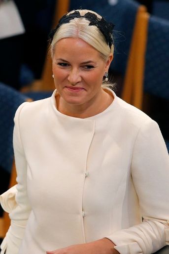 La princesse Mette-Marit à la remise du prix Nobel de la Paix à Oslo le 10 décembre 2014