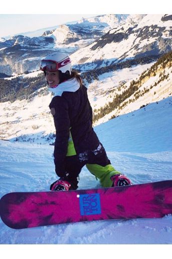 Marine Lorphelin fan de snowboard 