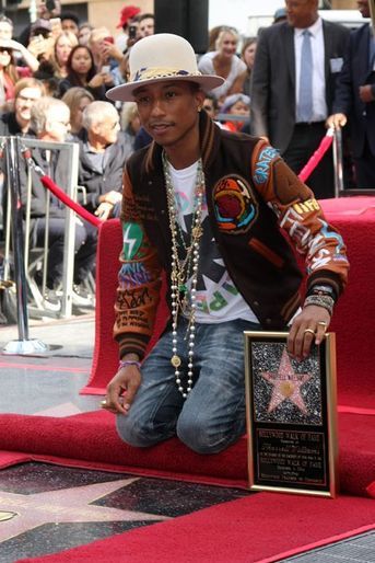 Pharrell Williams à Los Angeles le 4 décembre 2014