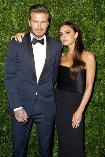 Victoria et David Beckham à la soirée London Evening Standards Awards, le 29 novembre 2014