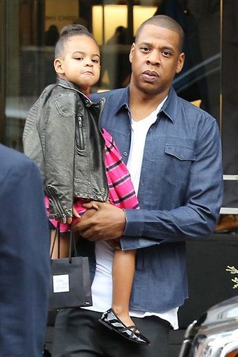 Jay Z et sa fille à Los Angeles le 11 novembre 2014