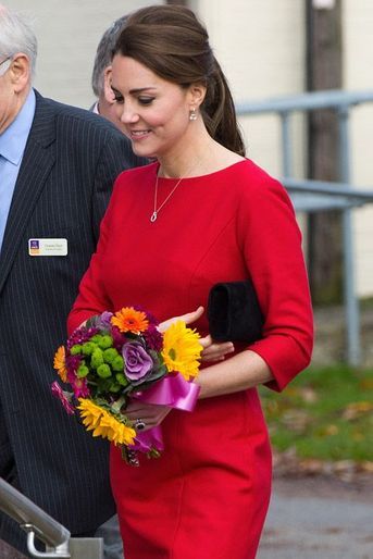 Kate Middleton participe à l&#039;inauguration d&#039;un hébergement pour enfants à Norwich, le 25 novembre 2014