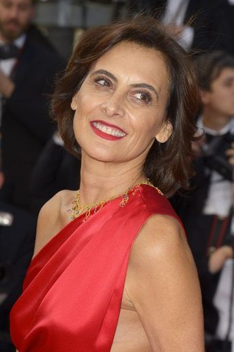 L&#039;ancien mannequin Inès de la Fressange lors du festival de Cannes, le 16 mai 2014