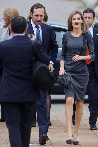 La reine Letizia d’Espagne à Palma de Majorque, le 27 novembre 2014