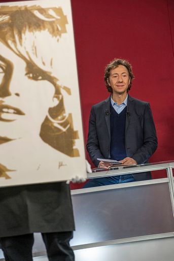 Stéphane Bern au Téléthon 2014 à Paris, le 6 décembre 2014