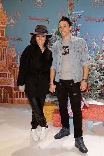 Alizée et Grégoire Lyonnet au lancement des festivités de Noël à Disneyland Paris, le 16 novembre 2014