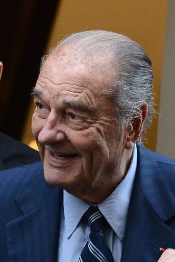 Jacques Chirac à Paris le 25 octobre 2014