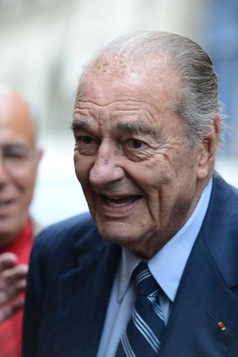 Jacques Chirac à Paris le 25 octobre 2014