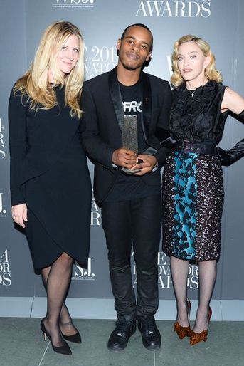 Kristina O'Neill, Charles Riley et Madonna à New York le 5 novembre 2014