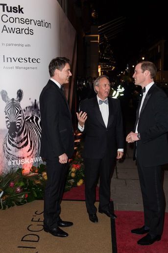 Le prince William à la cérémonie de remise des Tusk Conservation Awards à Londres, le 25 novembre 2014