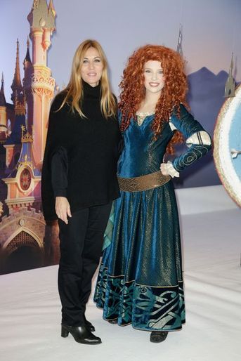 Mathilde Seigner au lancement des festivités de Noël à Disneyland Paris, le 16 novembre 2014
