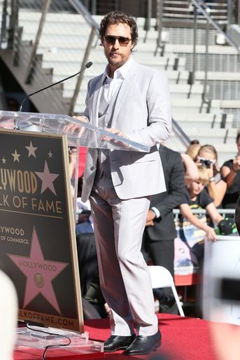 Matthew McConaughey à Los Angeles le 17 novembre 2014
