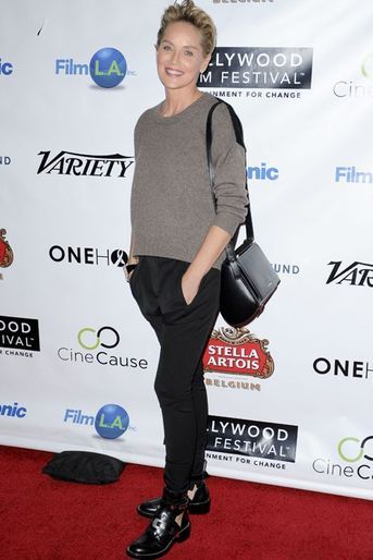 Sharon Stone à l&#039;ouverture du Festival du Film d&#039;Hollywood le 16 octobre 2014