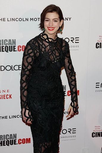 Anne Hathaway à Los Angeles le 21 octobre 2014