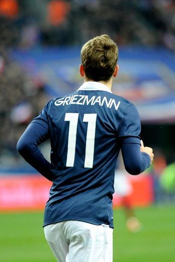 Antoine Griezmann lors du match amical France-Hollande au stade de France à Saint-Denis, le 5 mars 2014