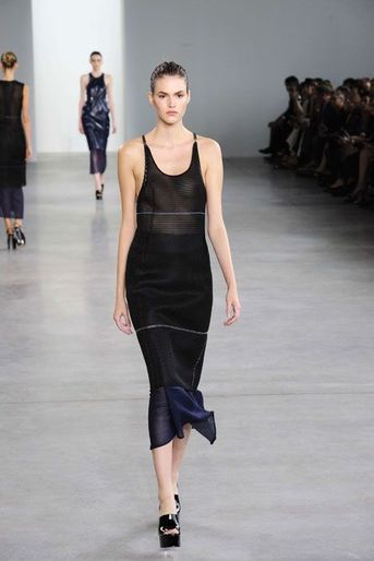 Défilé Calvin Klein lors de la Fashion Week de New York, le 11 septembre 2014