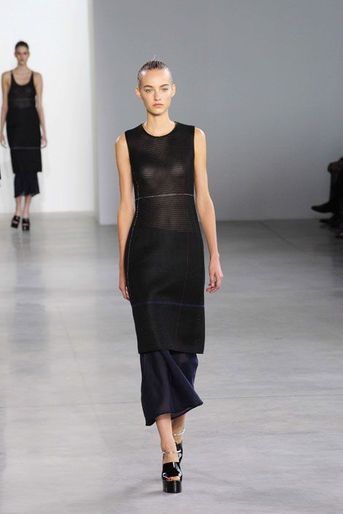 Défilé Calvin Klein lors de la Fashion Week de New York, le 11 septembre 2014