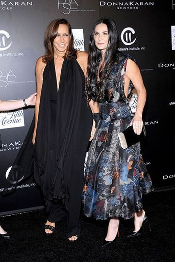Demi Moore et Donna Karan à la «Philanthropic Society Autumn Party» de Los Angeles ce 8 octobre 2014