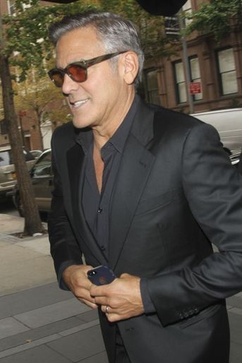George Clooney dans les rues de New York le jeudi 9 octobre 2014