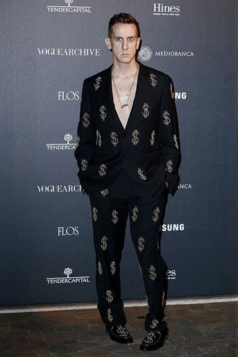 Jeremy Scott au 50ème anniversaire de Vogue Italie, le 21 septembre 2014
