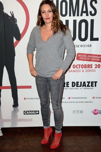 Karole Rocher à Paris le 27 octobre 2014