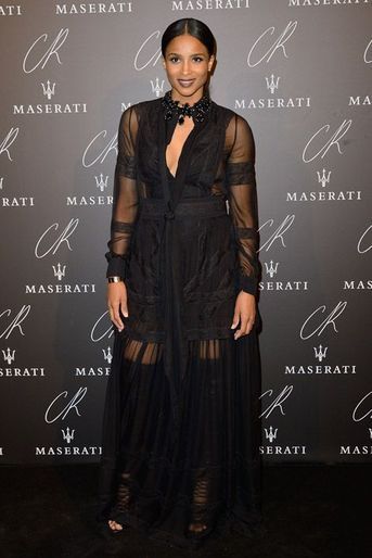 La chanteuse Ciara en Givenchy lors de la soirée &quot;CR Fashion Book&quot; à Paris, le 30 septembre 2014