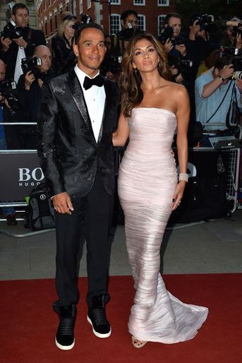 Lewis Hamilton et Nicole Scherzinger aux GQ Awards de Londres, le 2 septembre dernier