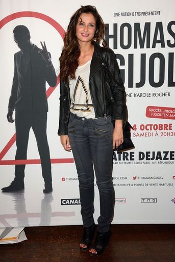 Malika Ménard à Paris le 27 octobre 2014