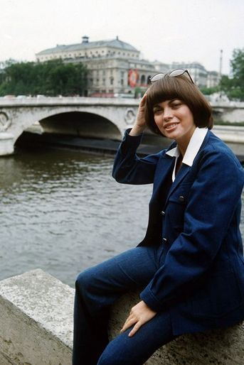 Mireille Mathieu à Paris, en juin 1974