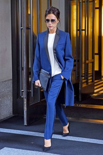 Victoria Beckham se rend au siège des Nations Unies à New York pour pronocer un discours en tant qu'ambassadrice de bonne volonté pour la lutte c...