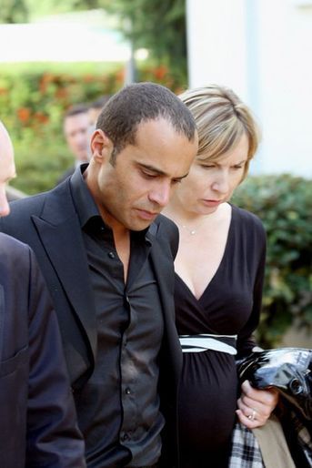 Adel aux obsèques de Filip Nikolic, le 24 septembre 2009