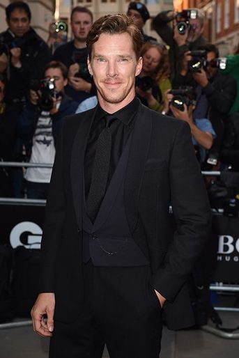 Benedict Cumberbatch à la 17ème cérémonie des GQ Awards 2014.