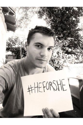 "#HeForShe. Je suis heureux de soutenir @EmWatson et le combat continu et nécessaire pour l'égalité des genres sur Terre"