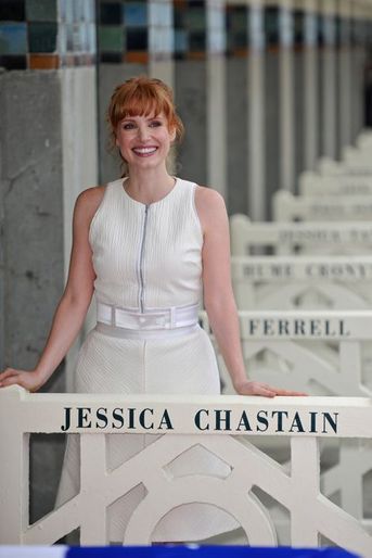 Jessica Chastain, un ange à Deauville