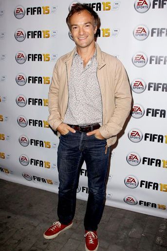 Jonathan Lambert au lancement du jeu vidéo FIFA 15 à Paris, le 22 septembre 2014.
